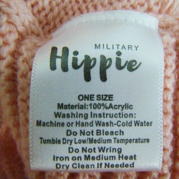 Military Hippie OS Oversized Slouchy Open Front Dolman Sleeve Cardigan Sweater - Picture 7 of 9